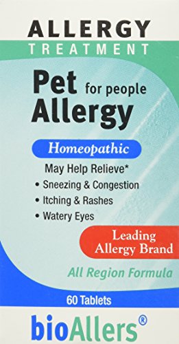 Animal doméstico BioAllers alergias tratamiento para las personas--60 tabletas