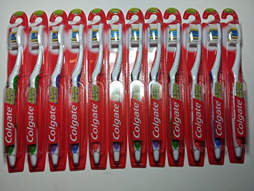 Colgate Extra Limpie el cepillo principal completo, mediano #41, paquete de 12