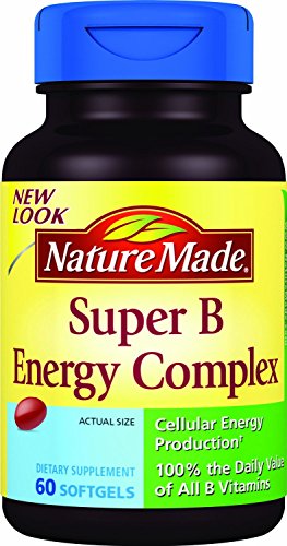 (Pack 2) - naturaleza hecho Super B energía compleja, 60 cápsulas cada uno.