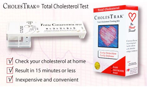 Casa de CholesTrak colesterol Test Kit - 2 ea