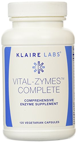 Klaire Labs Vital-Zymes completa suplemento, cuenta 120
