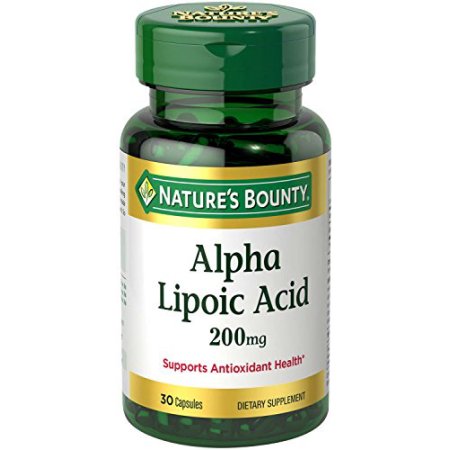 2 Pack - Nature's Bounty Ácido alfa lipoico de Super 200 mg 30 cápsulas cada uno