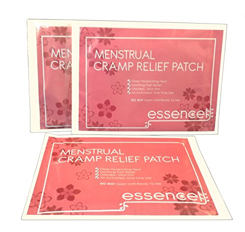 Essencell Menstrual calambres dolor alivio Natural calefacción almohadilla calor terapia parches-paquete de 3