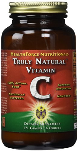 Healthforce verdaderamente Natural vitamina C, polvo, 171 gramos, 6 oz