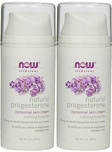 AHORA alimentos progesterona crema W/lavanda, 3 onzas - Pack 2-* elaborada con ingredientes orgánicos certificados