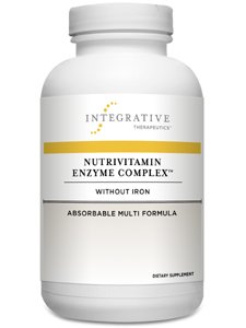 Terapéutica Integrativa NutriVitamin enzima Comp sin hierro 180 Caps