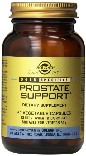 Cápsulas vegetales de Solgar próstata apoyo, cuenta 60