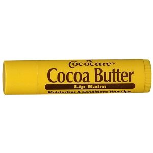 Bálsamo labial de manteca de cacao de Cococare - 0,15 Oz (Pack de 5)