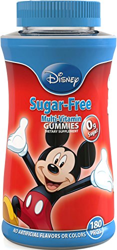 Disney sin azúcar Complete multi-vitamina gomitas, cuenta 180