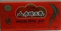 Viales de 10ML de jalea real Ginseng Deluxe por Royal King - 30 viales