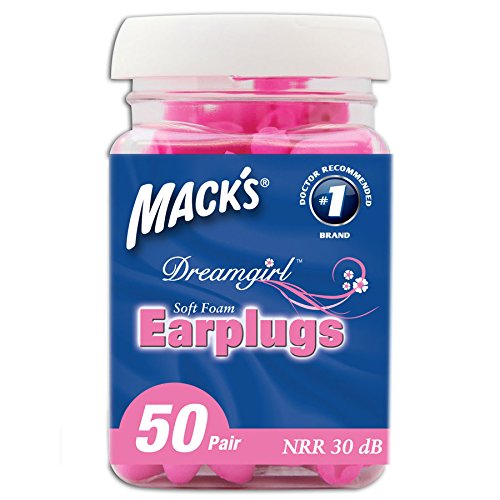 Oído de Mack cuidado Dreamgirl suave espuma tapones para los oídos, cuenta 50