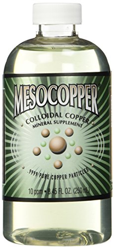 MesoCopper ® 10 ppm cobre coloidal 250 mL/8.45 Oz