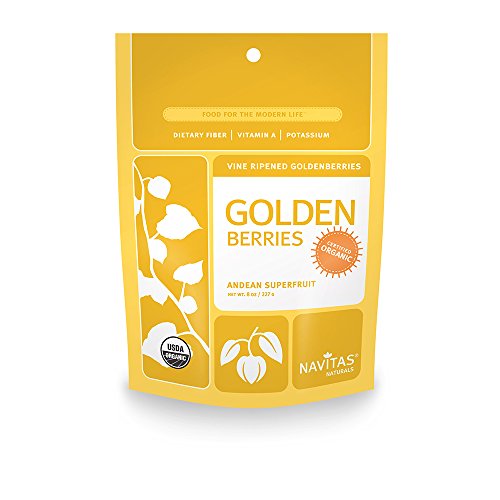 Navitas Naturals Goldenberries orgánico, bolsas de 8 onzas (paquete de 2)
