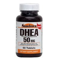 Sundown Naturals DHEA, 50mg, 60 tabletas ea