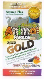 Cuenta de 120 multi vitaminas más Animal desfile oro-infantil de naturaleza
