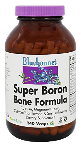 BlueBonnet Super boro hueso fórmula cápsulas vegetarianas, cuenta 240