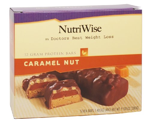 NutriWise - barras de caramelo tuerca dieta proteína (7 bares)