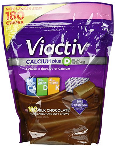Calcio VIACTIV Plus D Chocolate con leche con sabor a suplemento dietético - 180 tabletas