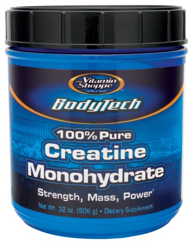 BodyTech - 100% puro monohidrato de creatina, 5 gm, 32 oz polvo