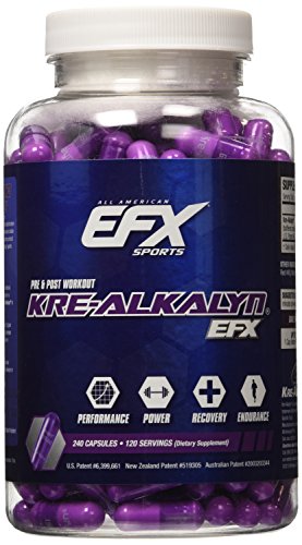 EFX americana Kre-Alkalyn EFX, 240 cápsulas