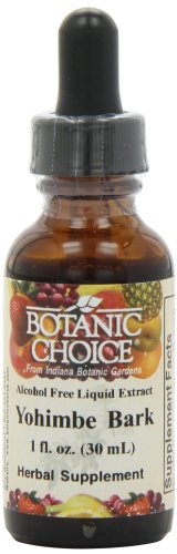 Extracto Botanic Choice Alcohol líquido libre, de corteza de Yohimbe, 1 onza líquida