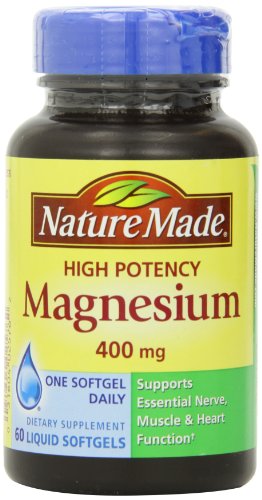 Naturaleza hizo alta potencia magnesio 400 Mg, 60-Conde
