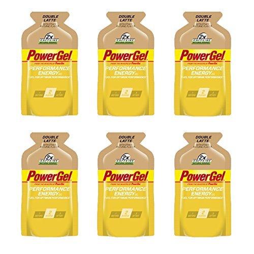 PowerBar PowerGel - Latte doble (6 x 1.44oz paquetes)