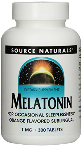 Source Naturals melatonina 1mg, naranja, 300 comprimidos