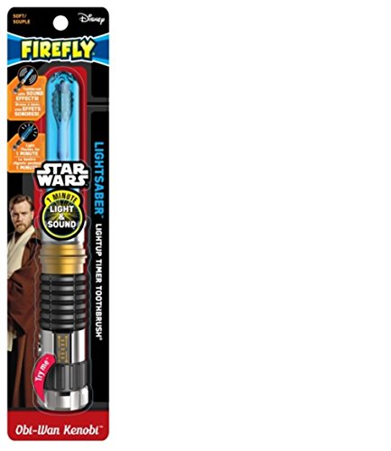 Firefly Star Wars Obi Wan sable de luz suave cepillo de dientes