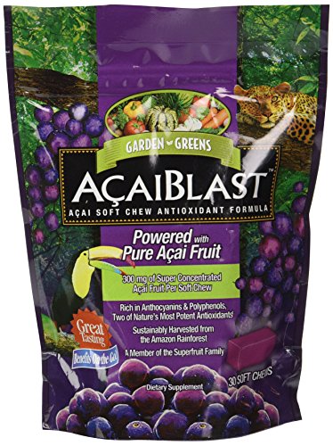 Verdes jardín Acaiblast Soft Chews, 300 Mg, 30 cuenta