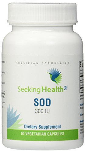 SOD | Proporciona 300 UI de concentrado de jugo de melón M Extramel por porción | No-GMO | Sin estearato de magnesio | Médico formulado | 60 cápsulas vegetarianas | Busca salud