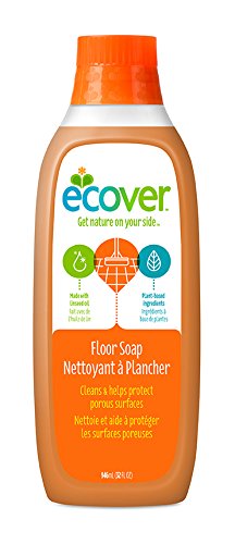 ECover Natural piso jabón con aceite de linaza, 32 oz