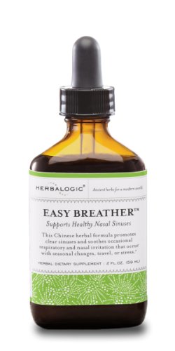 Herbalogic respiradero fácil - hierbas alergia, nariz y senos ayuda (2 oz.)