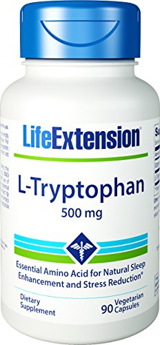 Vida extensión L-triptófano 500 Mg, 90 cápsulas vegetarianas