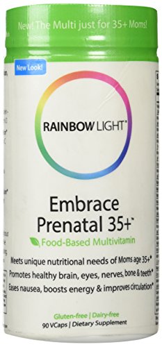 Luz del arco iris: Abrazo Prenatal 35 + multivitamínico, 90 vcaps
