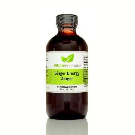 Whole Formulas jengibre Energía Zinger, 4 fl oz