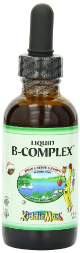 Salud Maxi líquidos vitamina B-complejo - sabor frambuesa - 2 onzas de líquido botella - Kosher