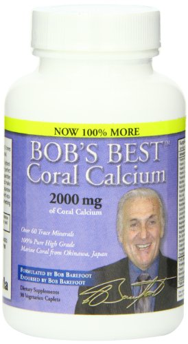 Mejor calcio de Coral de Bob, 2000 mg, 90 cápsulas