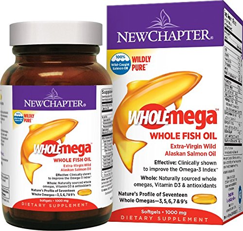 Nuevo capítulo Wholemega todo el aceite de pescado con Omegas y vitamina D3 - ct 120 (2 meses de suministro)