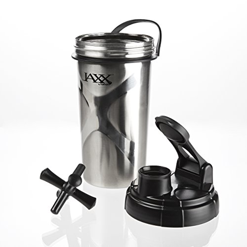 Jaxx Fit & Fresh taza de coctelera de acero inoxidable, 24 onzas