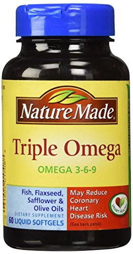 Naturaleza Triple Omega 3-6-9, 60 cápsulas