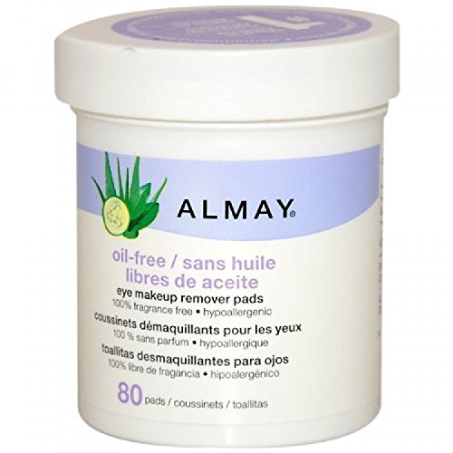 Almay Oil-free Eye Makeup Remover cojines, 80 cojines