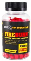 FIREBURN EPHEDRA 27MG 100 CAPSULAS