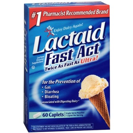 Lactaid Fast Act Cápsulas 60 cápsulas (Pack de 3)