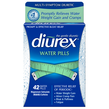 DIUREX XPL máxima resistencia diurética píldoras de agua 22ct