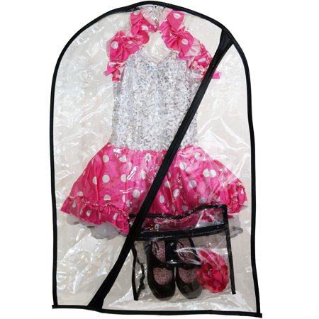 La bolsa original traje de la danza de los niños de Boottique- bolsa de ropa y vestuario (Incluye mini bolsa de accesorios y Ca