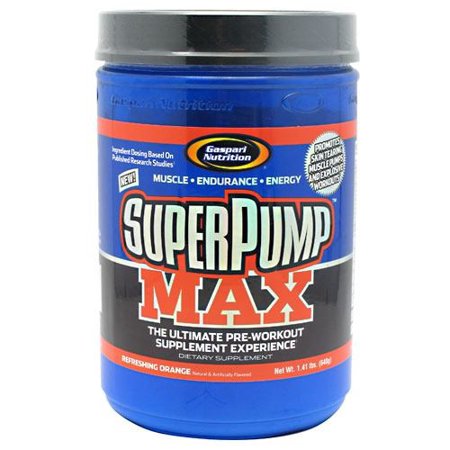 Gaspari Nutrition SuperPump MAX - Refrescante naranja 40 Porciones