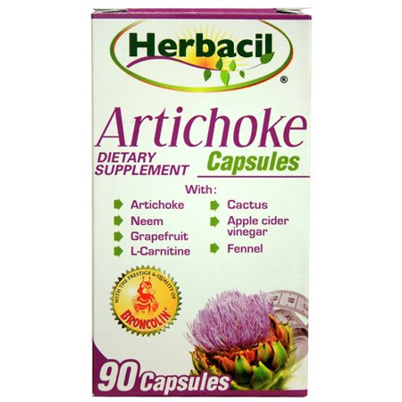 Midway Importación Herbacil Cápsulas de alcachofa 90 ea