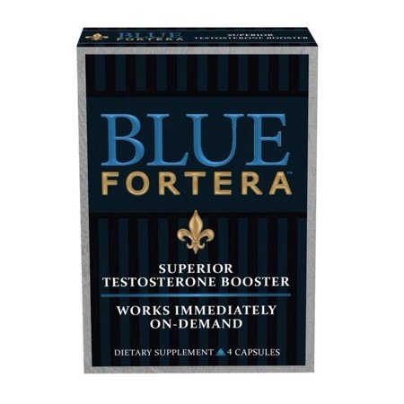 Blue Fortera Booster Rendimiento - Promueve la Fuerza Resistencia y energía (incluye 4 cápsulas)