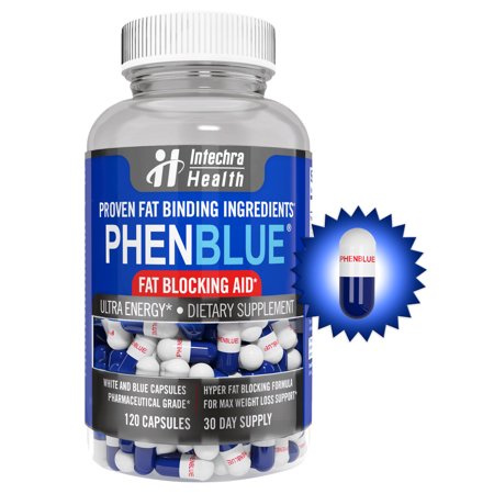 PHENBLUE Ultra Soporte Fat-Fighting con Energy Boost 120 Cápsulas